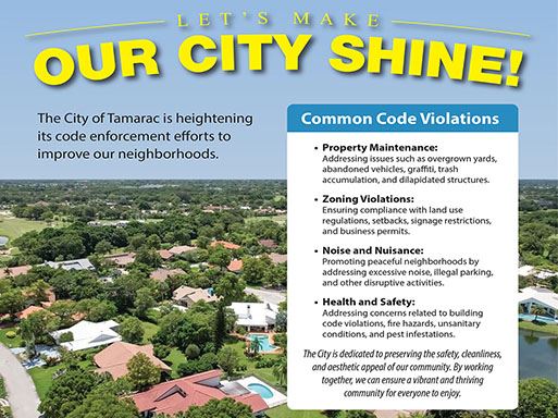 Lets Make Our City Shine Code Compliance Image