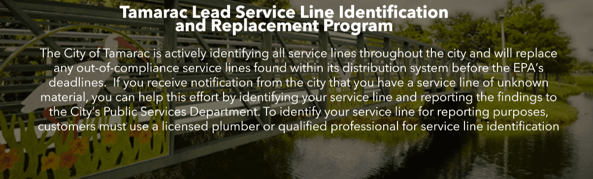 Lead Service Line Identification