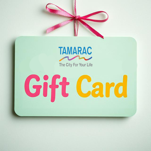 Gift Card with Tamarac's Logo