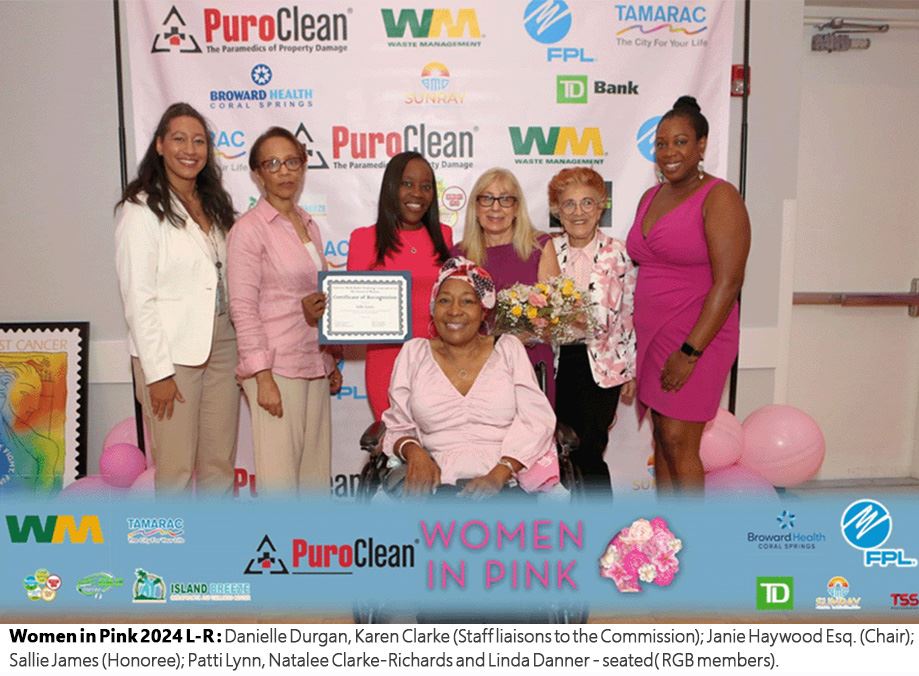 Smiling Women in Pink