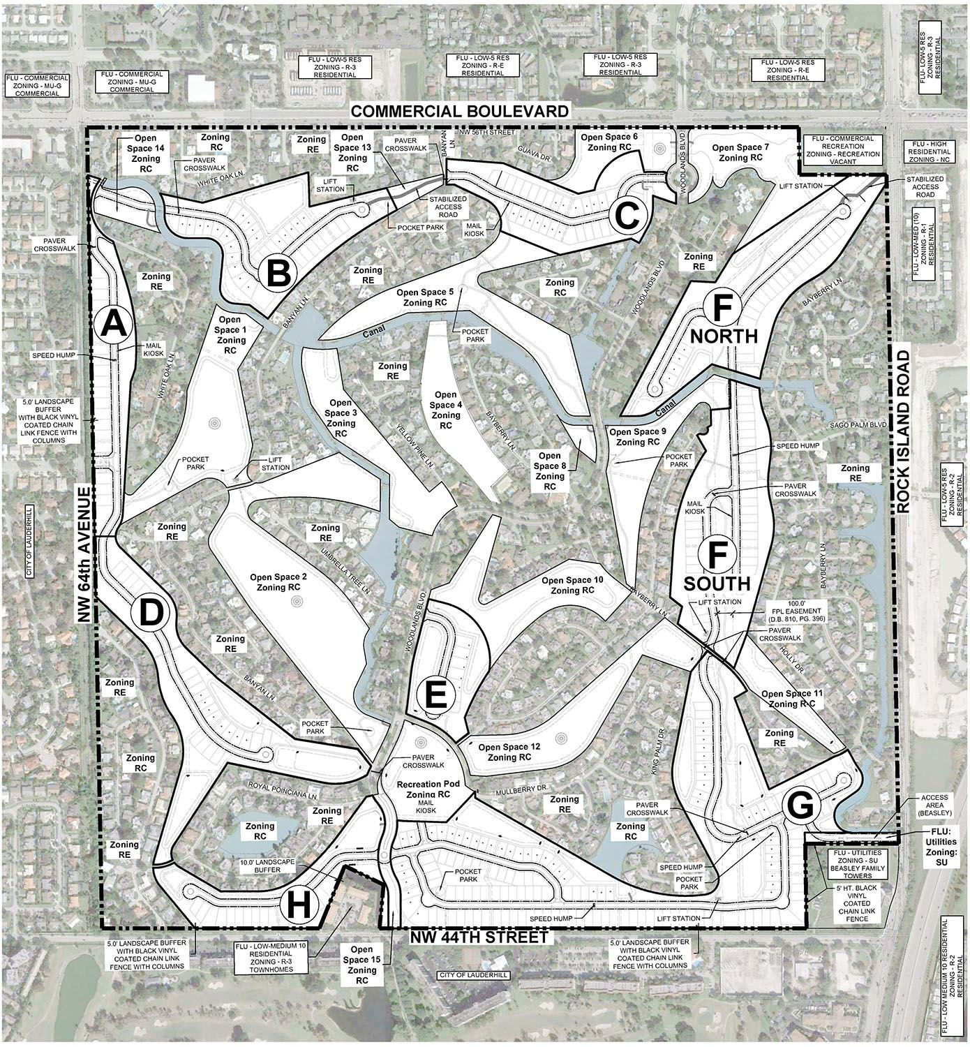 Woodlands Map