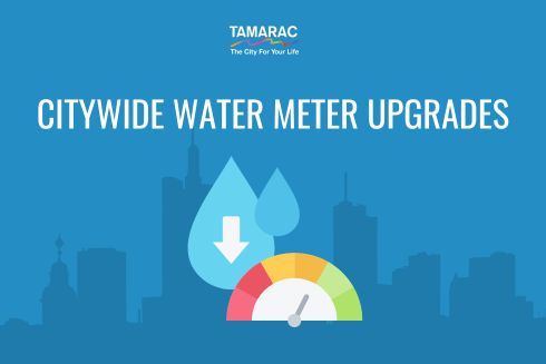 Water drop with meter