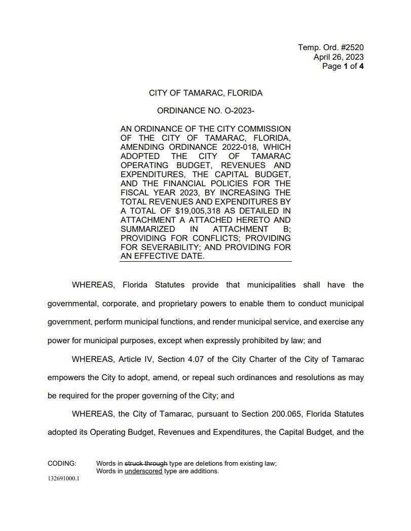 FY 2023 1st amendment